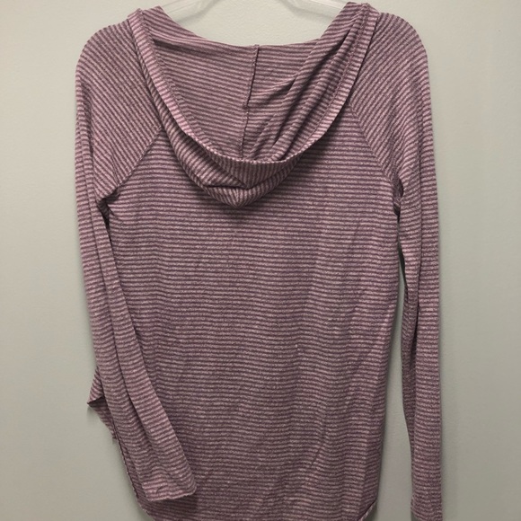 American Eagle Plush Lace-Up Hoodie - Picture 3 of 3